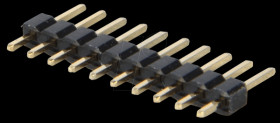10-pin header, straight, pitch 2.00