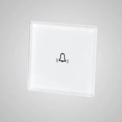 TouchMe Mały panel szklany /dzwonek/ biały TM813W
