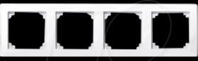 478425 M-SMART frame - 4-gang, active white, glossy