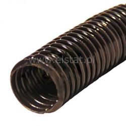 Rura Karbowana RG 22/18, peszel, czarny całkowity