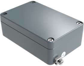 Aluminum EX enclosure, (L x W x H) 98 x 64 x 34 mm, gray (RAL 7001), IP66, 250610030