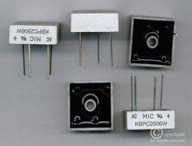 25A/600V (PINY) KBPC2506W PIONOWY MOSTEK PROSTOWNICZY