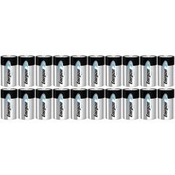 Energizer E301323700 Max Plus Industrial D Battery Alkali-Manganese 1.5V 20 pc