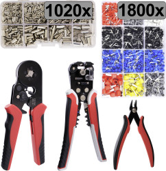 TRU COMPONENTS TC-13377604 Zestaw końcówek rurkowych T24C033, 1 zest.