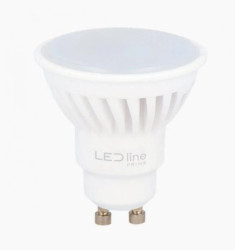 LED line PRIME żarówka LED GU10 10W 6500K zimna 1250lm 125lm/w CERAMICZNA DIM ŚCIEMNIALNA 5 lat gwar.