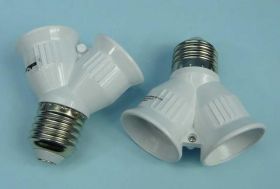 ADAPTOR ROZGAŁĘŹNIK E-27->2xGN.E-27