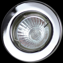 23232 Ceiling mounting ring, fixed, chrome, GU5.3
