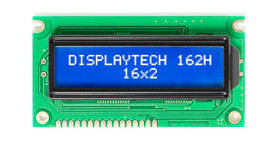 Wyświetlacz monochromatyczny LCD, , Alfanumeryczny, Displaytech