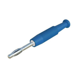 SKS Hirschmann 938420102 MSTF 2 bl Blue 2mm straight blade plug