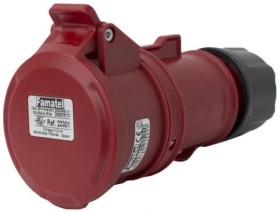 Gniazdo przenośne 16A 5P 400V czerwone IP44 TOP SpeedPRO 23301\P01