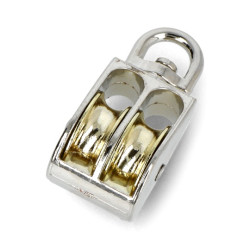 Podwójne koło pasowe - wiszące - 2x 9x19mm