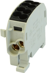 Blok rozdzielczy - odgałęźny Al/Cu SCB 25 (80110) SIMBLOCK czarny 81501007