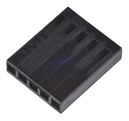 Obudowa złącza 5-pinowe -rzędowe raster: 2.54mm TE Connectivity Żeński Montaż na kablu AMPMODU MOD IV Złącze AMPMODU