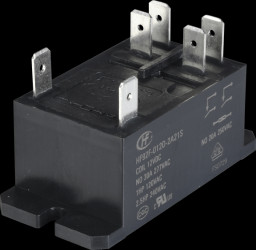 HF92F-012D-2A21S Mini-High Power Relay, 12V, 2NO, 30A, sealed