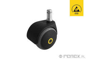 Kółka przewodzące z tworzywa, niebrudzące do krzeseł SOLO