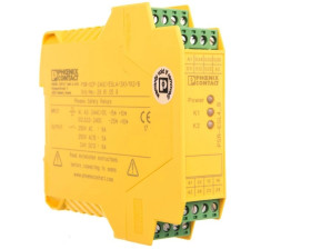 Przekaźnik bezpieczeństwa 24V AC/DC, do SIL 3, kat. 4 PLe, do zatrz. awaryjnego, drzwi bezpieczeństwa i kurtyn świetlnych