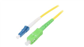 Sca-Lcu/Os2-050Yl Patch Cord Światłowodowy Os2 Lc/Upc,Sc/Apc 5M Lszh Żółty