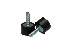 Podstawka antywibracyjna M6 średnica 20mm wysokość całkowita 13mm Nóżka sprężysta męska