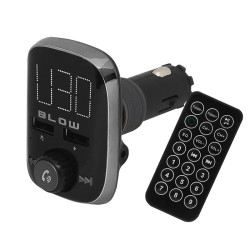 Transmiter FM BLOW Bluetooth LED + ładowarka USB 2,4A
