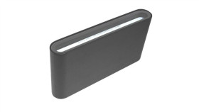 Oprawa Elewacyjna Led Flow 2X6w 4000K Antracyt