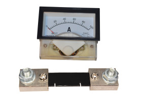 Amperomierz 100A DC (85L17) +Bocznik