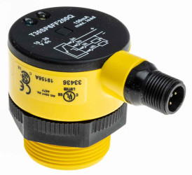 Czujniki fotoelektryczne Rozproszone cylindryczny Banner PNP zakres 200 mm Podczerwień