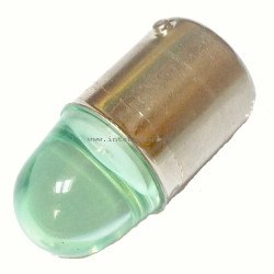 Ba15s - zielona przez. 230V Led Fi.15x33 AC/DC