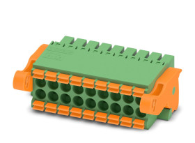 Złącze PCB 18 -pinowe raster 3.5mm 2 -rzędowe Montaż na kablu Żeński Phoenix Contact