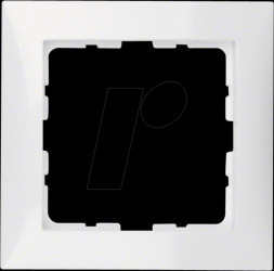 10118989 S.1 1-way frame, polar white glossy