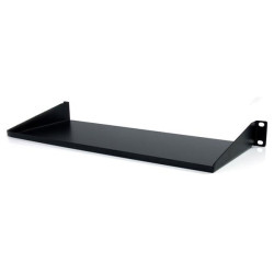 StarTech.com CABSHELF1U 1U Black Universal Server Rack Cabinet Shelf