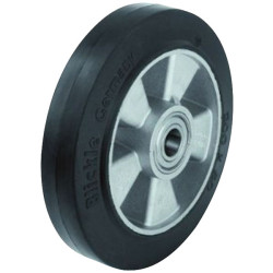 Blickle 430793 ALEV 200x50/20-54K Aluminium Wheel Rubber Tyres - Wheel &#xD8; 200mm