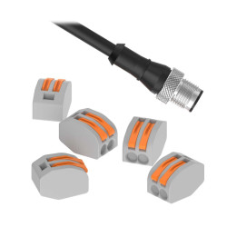 Nakrętka do dławnic kablowych PVC Czarny IP66, IP67, IP68 Banner