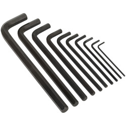 Siegen S0639 Extra-Long Hex Key Set 10pc Metric