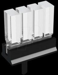 12.964.124 Light guide 4-way 10.5 mm, 3 x 2 mm, vertical