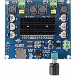 Wzmacniacz XH-A105 2x100W TDA7498 bluetooth TF AUX