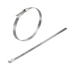 akcesoria (ogólnie), Opaska kablowa, 838 x 4.6 mm, stal nierdzewna 1.4301, 445 N SCT 4,6/838 Weidmüller 1699940000 Zawar