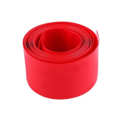 Heat Shrink Tube PVC - Width 25mm - Ø17mm - Red