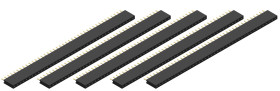 Opencircuit Female headers 40 pin - 2.54mm - 5 pcs