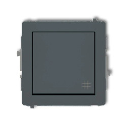 DECO Łącznik krzyżowy grafitowy mat 28DWP-6