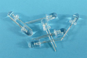 LED 5mm BLUE 12V CLEAR