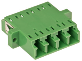 Adapter światłowodowy SM - LC/APC quad
