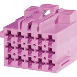 TE 1-967623-1 Junior Power Timer Housing 3 x 5P Purple