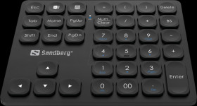 630-09 Numeric keypad, bluetooth, black