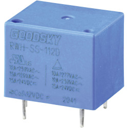 GoodSky GQ-SH-112DM2F PCB Relay 12V DC 16A 1 Maker 1 piece