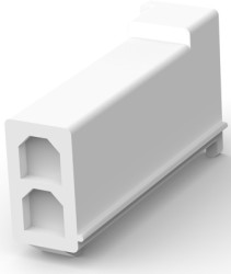 Pin header, 2 pole, pitch 4.2 mm, straight, natural, 172343-1