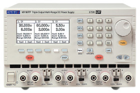 Zasilacz laboratoryjny 12 V, 60 V, 120 V 1.5 A, 3 A Aim-TTi 375W Zasilacz DC z trzema wyjściami