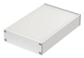 Aluminum enclosure kit, (L x W x H) 105 x 160 x 32 mm, natural, IP40, 97115160.HMT1