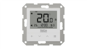 Tech F-4Z V2 - Regulator Pokojowy Bezprzewodowy Doramkowy Kolor Biały