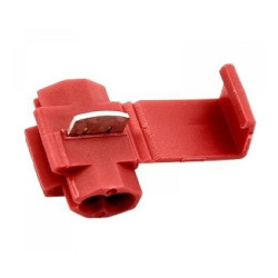 Szybkozłącze samochodowe czerwone, przewód 0,5-1,5mm