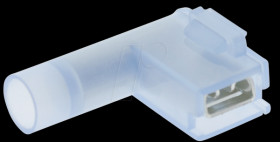 F6141488 Flag female disconnects 4,8x0,8 blue